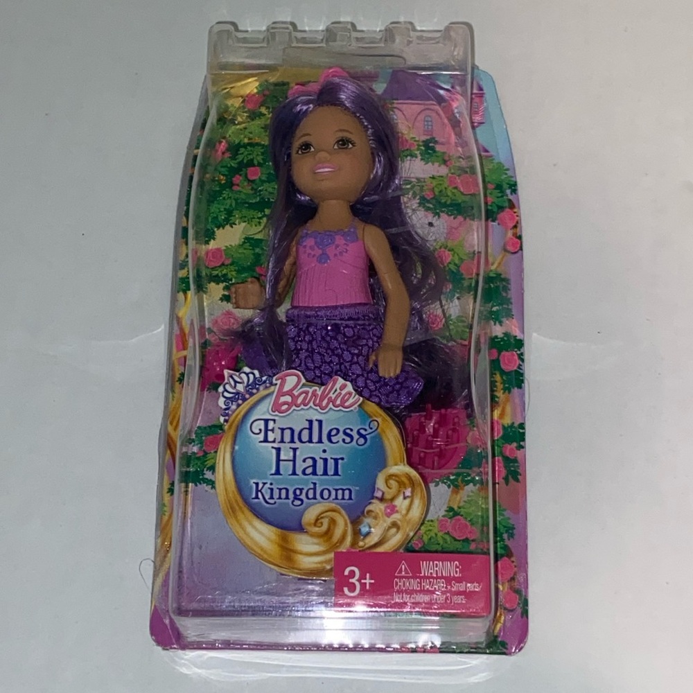 Barbie Endless Hair Kingdom Doll with Purple Hair